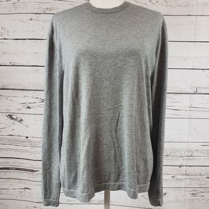 Boyfriend Style Silk and Cashmere Sweater